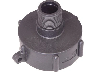 Переходник п/э для еврокуба 2×3/4" "мама-папа", резьба S60X6, код: 37998