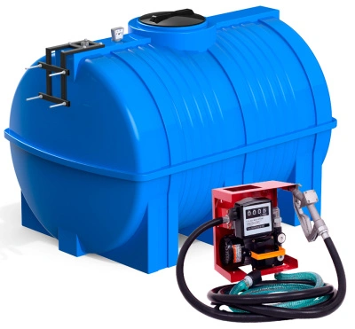 Мини АЗС G 1000 Китай ACFD 60 - раздаточная колонка со счетчиком Синий