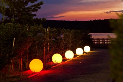 Светящийся шар Minge 200 мм Белая подсветка, без крепления