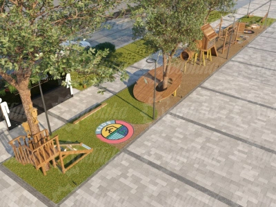 Средняя детская площадка 188 м2 №7