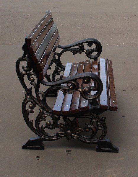 Скамейка чугунная «Жасмин» 1,8 м