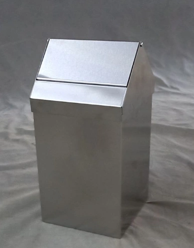 Урна Эклипс, 200х200х400 мм, шлифованная 12 л