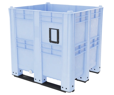 Большой пластиковый контейнер Модель ALTO 1400, 1300х1150х1250 мм сплошной, с 3 полозьями