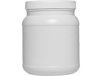 Банка п/э 1л. круглая, с крышкой, код: 32158