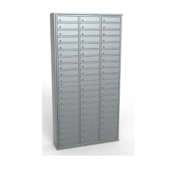 Шкаф для хранения мобильных телефонов на 60 ячеек ШТМ 60-Д 1968x1010x260 мм Серый