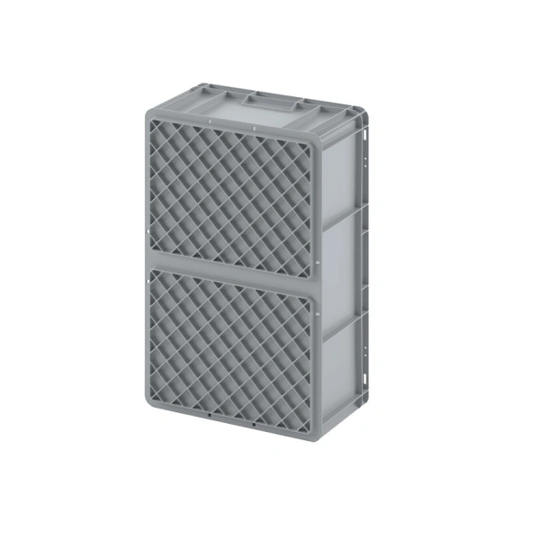 Евроконтейнер ЕС-6422.4 с усиленным дном и закрытыми ручками, 600х400х220 мм