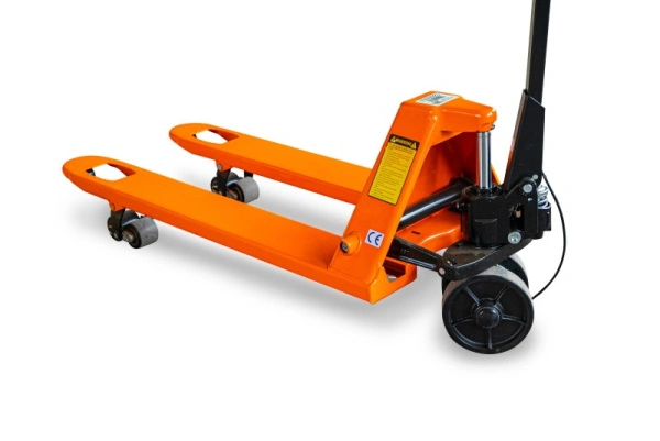 Тележка гидравлическая с тормозом 2500 кг 1150 мм полиуретановые колеса XILIN BFB