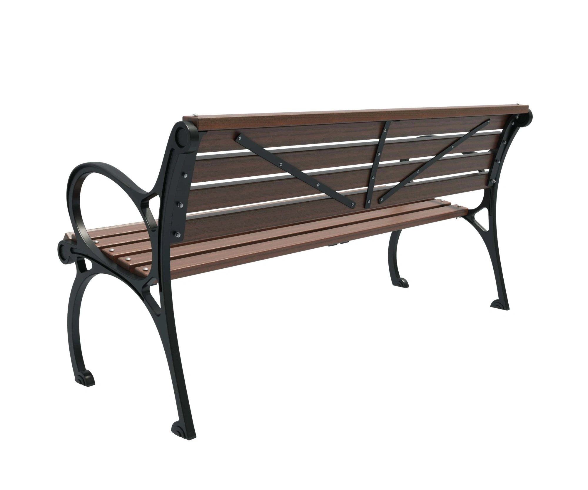 Скамейка чугунная «Квартал» 0,6 м (кресло)