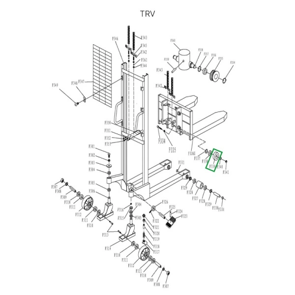 Ролик каретки для TRV