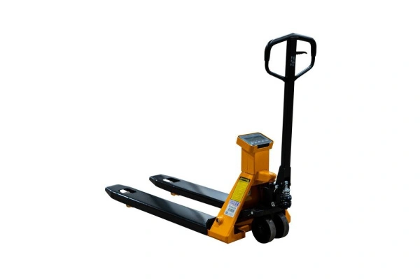 Тележка гидравлическая с весами 2500 кг 1150 мм полиуретановые колеса XILIN BFC25