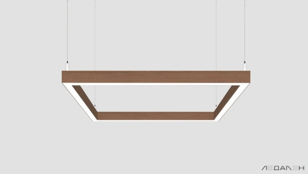 WOOD KVADRATO 6000K 58W Орех грецкий, корпус 