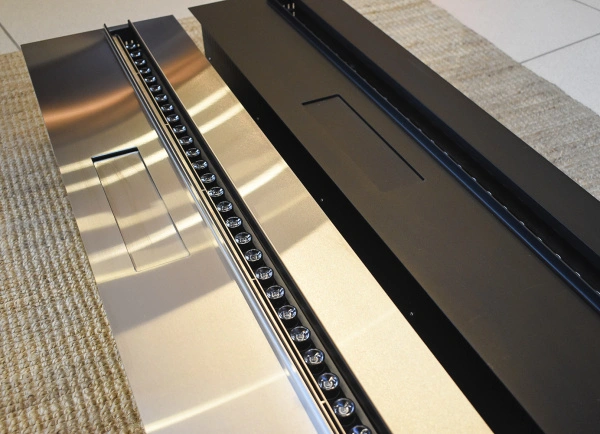 Электрический очаг Schones Feuer 3D FireLine 1000 со стальной крышкой 