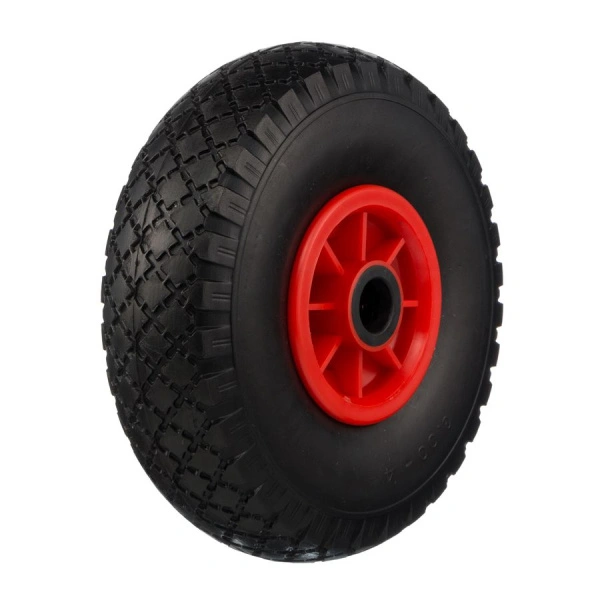 Колесо Стелла-техник 1120-255-3 диаметр 260мм, вспененный полиуретан, игольчатый подшипник под ось 25мм, грузоподъемность 70кг