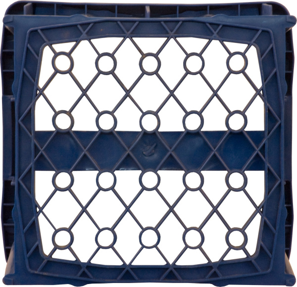 Ящик перфорированный 390×365×295, арт.: 305 м, объём 28, синий, код: 13664